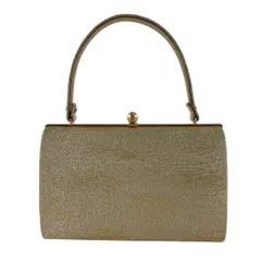 和装バッグ 優品 フォーマル 金鷲 霞 金糸 箔 金色 和装小物  【中古】