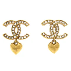 CHANEL(シャネル) ピアス - ゴールド ココマーク/ハート