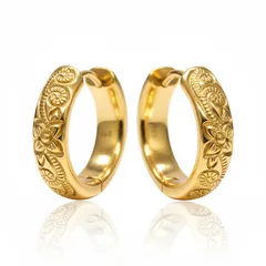 【2026年リニューアル！】ピアス レディース メンズ ハワイアンジュエリー 16g フープ リング 両耳セット シルバー [PL014XXGL]