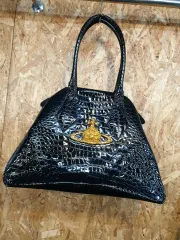 正規品 VIVIENNE WESTWOOD ヴィヴィアン・ウエストウッド ORB クロコ エンボス トートバッグ