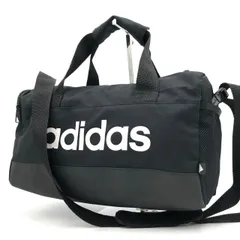 adidas アディダス ボストンバッグ ショルダーバッグ 2way 黒 ロゴ