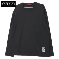 CABaN キャバン 黒 ﾄﾞﾗｲｽﾋﾞﾝｺｯﾄﾝ 長袖ﾙｰｽﾞﾌｨｯﾄTｼｬﾂ L