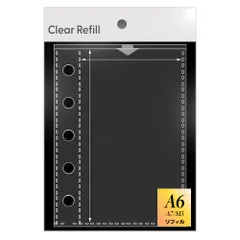 シール台紙 透明リフィル 【30枚】　新品 立体シール対応