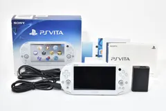 【美品】PSVita PCH-2000 ZA12 ホワイト 動作確認済 液晶傷なし 本体 ソニー プレステ ヴィータ SONY PlayStation Vita Wi-Fiモデル 人気カラー PCH-2000ZA12 完動品 純正充電器付き 清掃済