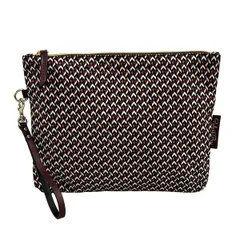 ROBERTA PIERI(ロベルタピエリ) クラッチバッグ - ボルドー×黒×マルチ