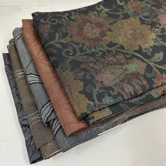 大島紬 着物 正絹 5着 着物まとめ売り リメイク材料 m-819