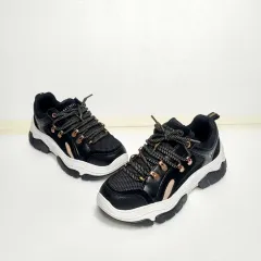 ほぼ新品/SKECHERS スケッチャーズ レディーススニーカー 245 スニーカー 厚底