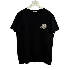 MONCLER/L /ブラック /ダブルワッペンTシャツ /型番F20918C781008390Y