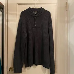 エディーバウアー Eddie Bauer メンズ ニット セーター トップス シャツ 長袖 L ブルー 青 藍色 ネイビー 紺色
