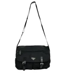 PRADA(プラダ) ショルダーバッグ - 黒 レザー