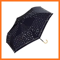 【新品】 【2025】Wpc. 折りたたみ傘 フローラルパッチワーク ミニ ネイビー 雨傘 軽量 晴雨兼用 通勤 通学 旅行 オシャレ 可愛い 女性 レディース 花柄 レトロ 8065-015-002 1