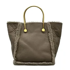 EPOCA(エポカ) トートバッグ - グレー×ゴールド リバーシブル