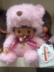 (正規品 タグ付き) ピンククマ ベイビーチチ モンチッチ