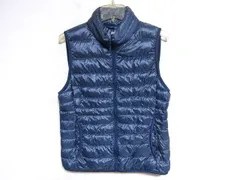 UNIQLO（ユニクロ）ウルトラライトダウンベスト/薄紺/WONEN'S L：ｍ2293