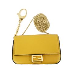 美品】FENDI ナノバゲット チェーンショルダー ポーチミニバッグH9344
