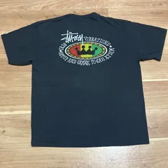 未着用美品 STUSSY Tシャツ ラスタクラウン プリントTシャツ ステューシー stussy シングルステッチ ラスタ レゲエ