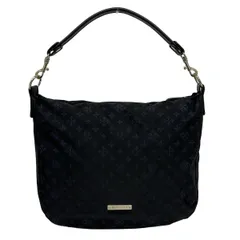 russet(ラシット) ショルダーバッグ - 黒×ダークネイビー ストラップ着脱可 レザー