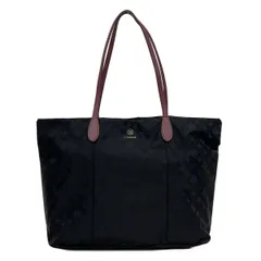 russet(ラシット) ショルダーバッグ - 黒×ダークネイビー×ピンク レザー