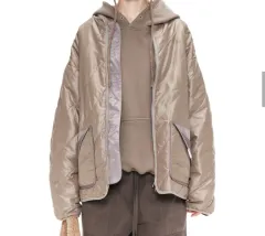 麻 キルティング アウター キルティングジャケット 安く出品