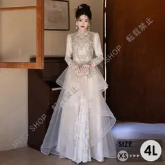 大人気商品★ドレス 大人 ピアノ 発表会 ロングドレス 長袖 演奏会 演奏会用ドレス ピアノ発表会 結婚式 高校生 パーティードレス 大きいサイズ 母親 コンクール イブニングドレス ロング 演奏会ドレス 大きいサイズドレス 小さCLF116P129