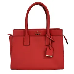 Kate spade(ケイトスペード) ハンドバッグ美品  キャメロンストリート スモールキャンダス PXRU5957 レッド レザー