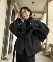 トゥー バルーン クロップド コート