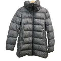 MONCLER(モンクレール) ダウンコート サイズ1 S レディース美品  TORCON(トルコン) グレー 長袖/ラメ/冬