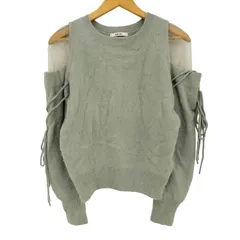 スナイデル snidel シースルーショルダーニットプルオーバー レディース ONE SIZE 
