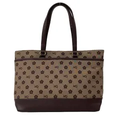 MARY QUANT(マリークワント) トートバッグ - ベージュ×ダークブラウン