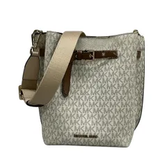 MICHAEL KORS(マイケルコース) ショルダーバッグ 白×ブラウン レザー