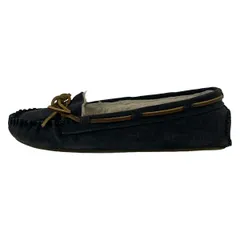 MINNETONKA(ミネトンカ) スリッポン 8 レディース ダークネイビー モカシン/フェイクファーのサムネイル
