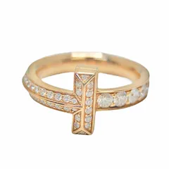 Tiffany&Co. ティファニー T ワン ナロー ダイヤモンド 18KRG 73124824 リング 指輪 D0.40ct 約7号 750RG K18RG ローズゴールド