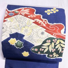 【専用】本場琉球 紅型染 名古屋帯 真綿紬 正絹 森信介 so337 専用】本場琉球 紅型染 名古屋帯 真綿紬 正絹 森信介 so337 - メルカリ