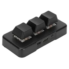 【特価商品】メカニカル キーボード、USB ミニ 3 キー キーボード RGB メカニカル ゲーミング キーボード、有線/ワイヤレス/BT 3 モード コネクタ、DOS