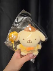 サンリオ ポムポムプリン ぬいぐるみ キーホルダー 新品