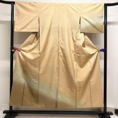 付け下げ 正絹 染め大島 大島紬 たたき染 グラデーション 着物 081tz