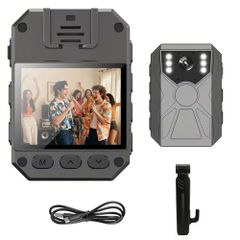 Free Shipping! Action Camera, 1080P HD Portable Video Camera, WiFi Body Camera, Wearable Camera with 2.0-inch Screen, 140° Wide Angle, LED Light, Night Vision, Loop Recording, 180° Rotation, Cycling, 1e076653