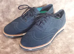 美品 Cole Haan コール ハーン シューズ レディース ダークネイビー ORIGINAL GRAND/ウィングチップ 23㎝