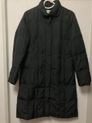 美品　ロングコート　ブラック　F