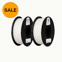 【売り切り】【2個セット】【ラスト】 3DプリンターPLAフィラメント2kg 、1.75mm、白色 高強度、高精度、気泡なし、低湿の感受性, 3D Printer Filament, White Color, Good Printing Quality