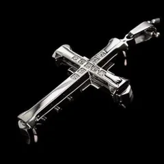 【N083】ネックレス　メンズ   レディース　ゴールド　シルバー　ブラック　ブルー　おしゃれ　クロス　十字架　アクセサリー　ペンダント　ファッション