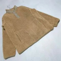【UNIQLO】ユニクロ（M）ボアフリースジャケット コラボ ブラウン