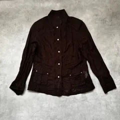 80's vintageシャツ　ブラウン　古着　デザインシャツ