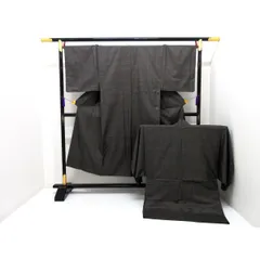 男物　【大島紬】１００山　きもの・羽織　２点セット