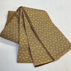 半幅帯】砂色 綿生地 唐辛子柄 とうがらし カジュアル 盛夏 浴衣・小紋 
