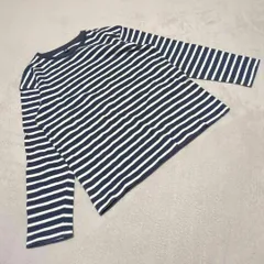 【UNIQLO】ユニクロ（140）キッズ カットソー ボーダー柄 クルーネック