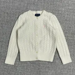 キッズトップス ポロ ラルフローレン ケーブルニット ケーブル編み カーディガン