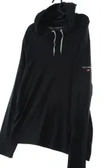 (XL-2XL) ポロラルフローレン フード付きTシャツ ロングスリーブTシャツ 起毛 薄い-16D44