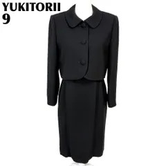 【美品】 YUKITORII ワンピースセットアップ ブラックフォーマル 9