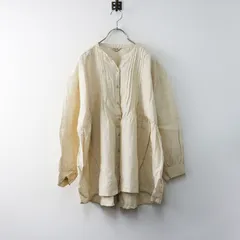 サマンサモスモス Samansa Mos2 SM2 リネンピンタックチュニック F∥ライトベージュ ワンピース シャツ トップス【2400014771343】